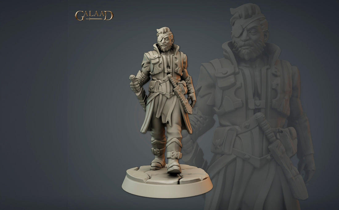 Bandits Miniature | Tabletop RPG Miniature | Galaad Miniatures | Roleplaying 3D Printed Fantasy Mini - 3DPrintDen