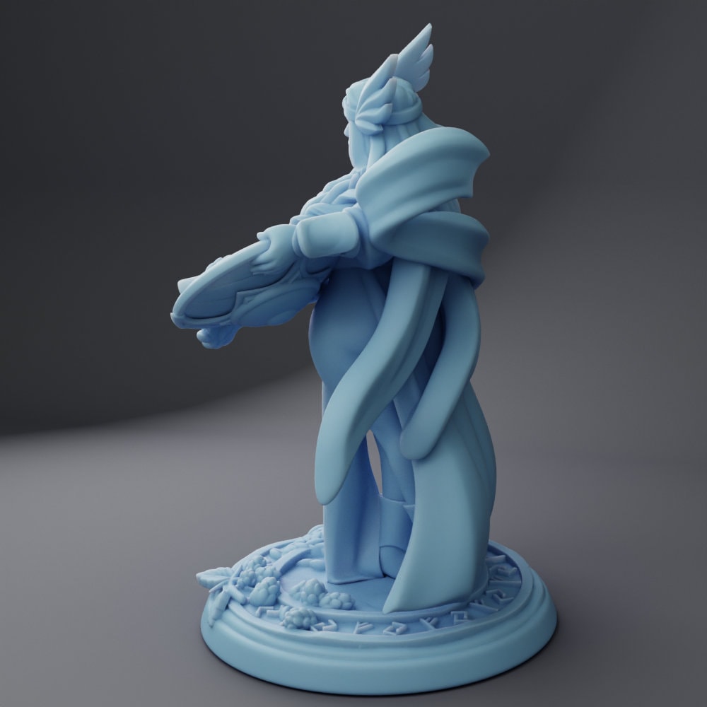 Harvest Goddess Miniature, Vanir | Twin Goddess Miniatures | Tabletop RPG Miniature | Roleplaying 3D Printed Fantasy Mini - 3DPrintDen