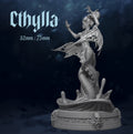 Sea Monstress Miniature, Cthylla | Tabletop RPG Miniature | Dungeons and Maidens | Roleplaying 3D Printed Fantasy Mini - 3DPrintDen