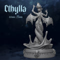 Sea Monstress Miniature, Cthylla | Tabletop RPG Miniature | Dungeons and Maidens | Roleplaying 3D Printed Fantasy Mini - 3DPrintDen