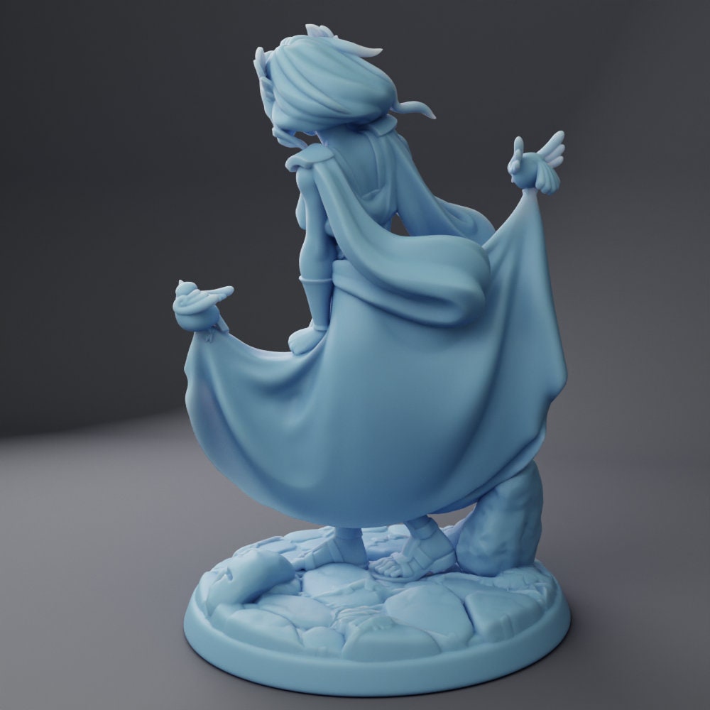 Goddess of Infatuation Miniature, Atolie | Twin Goddess Miniatures | Tabletop RPG Miniature | Roleplaying 3D Printed Fantasy Mini - 3DPrintDen