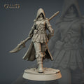 Female Bandits Miniature | Tabletop RPG Miniature | Galaad Miniatures | Roleplaying 3D Printed Fantasy Mini - 3DPrintDen