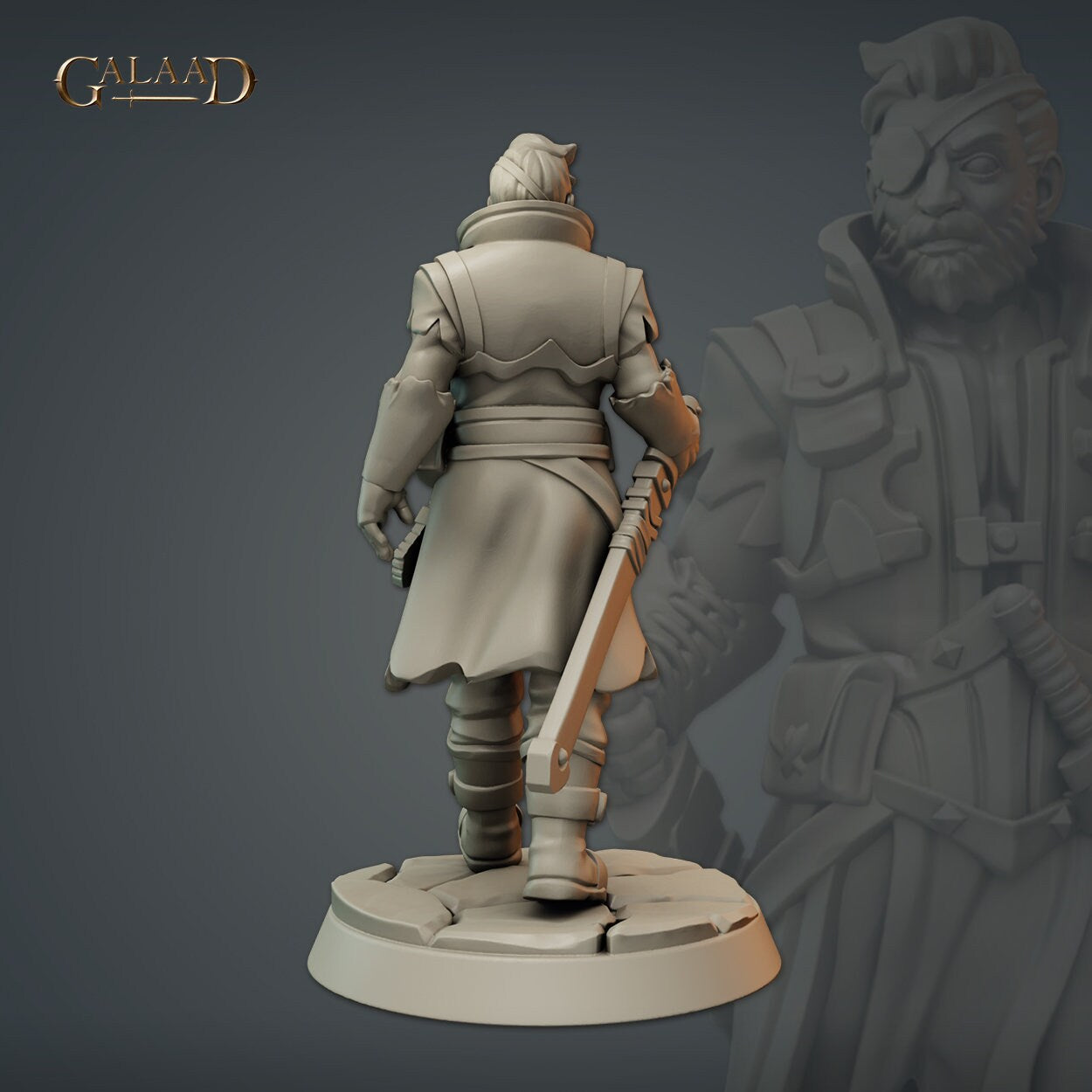 Bandits Miniature | Tabletop RPG Miniature | Galaad Miniatures | Roleplaying 3D Printed Fantasy Mini - 3DPrintDen