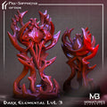 Dark Elemental Miniature | Tabletop RPG Miniature | Miniatures Blueprint | Roleplaying 3D Printed Fantasy Mini - 3DPrintDen