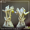 Light Elemental Miniature | Tabletop RPG Miniature | Miniatures Blueprint | Roleplaying 3D Printed Fantasy Mini - 3DPrintDen