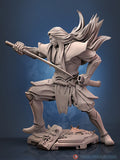 Samurai Miniature, Kagekiyo | Dragun Studios | Tabletop RPG Miniature | Roleplaying 3D Printed Fantasy Mini - 3DPrintDen