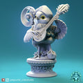 Bird Bard Miniature | Tabletop RPG Miniature | Pepunki Creatures | Roleplaying 3D Printed Fantasy Mini - 3DPrintDen