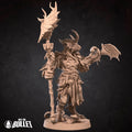 Dragonborn Druid Miniature | Tabletop RPG Miniature | Bite the Bullet | Roleplaying 3D Printed Fantasy Mini - 3DPrintDen