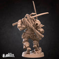 Dragonborn Monk Miniature | Tabletop RPG Miniature | Bite the Bullet | Roleplaying 3D Printed Fantasy Mini - 3DPrintDen