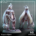 Crazed Warrior Child Miniature, Ruby | Tabletop RPG Miniature | Miniatures Blueprint | Roleplaying 3D Printed Fantasy Mini - 3DPrintDen