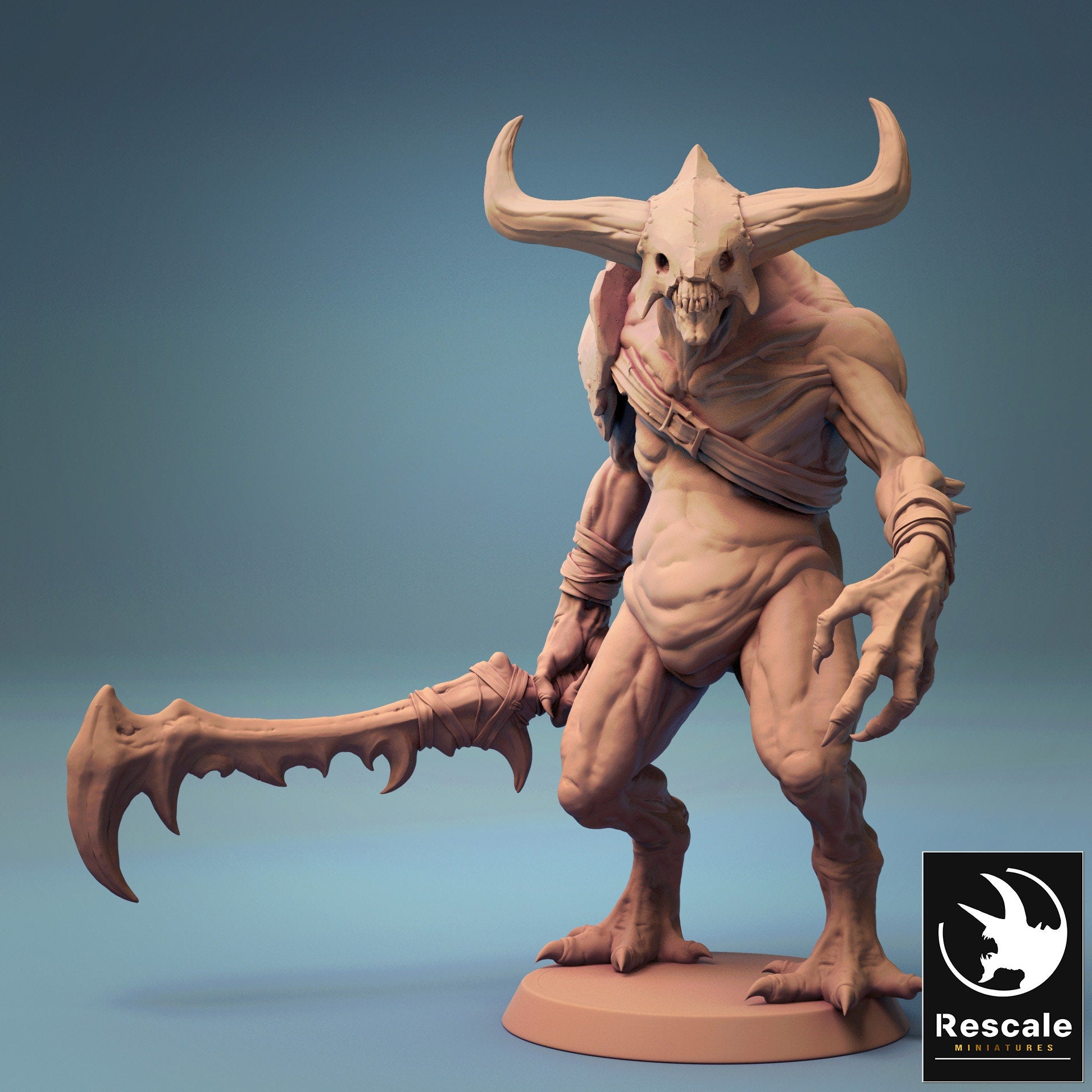 Marauder Miniature | Tabletop RPG Miniature | Rescale Miniature | Roleplaying 3D Printed Fantasy Mini - 3DPrintDen