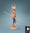 Valkyrie Horus Miniature | Tabletop RPG Miniature | Rescale Miniature | Roleplaying 3D Printed Fantasy Mini - 3DPrintDen