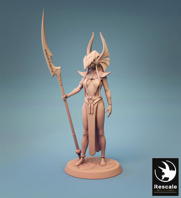 Horus Guard Miniature | Tabletop RPG Miniature | Rescale Miniature | Roleplaying 3D Printed Fantasy Mini - 3DPrintDen