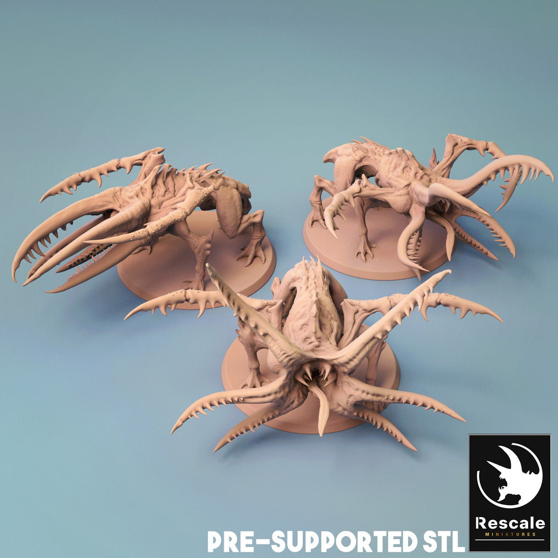 Dogtopus | Tabletop RPG Miniature | Rescale Miniature | Roleplaying 3D Printed Fantasy Mini - 3DPrintDen