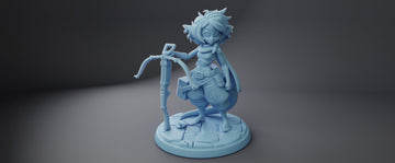 Female Goblin Ranger Miniature, Maia | Twin Goddess Miniatures | Tabletop RPG Miniature | Roleplaying 3D Printed Fantasy Mini - 3DPrintDen