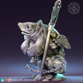 Pig-Nosed Turtle Druid Miniature | Tabletop RPG Miniature | Pepunki Creatures | Roleplaying 3D Printed Fantasy Mini - 3DPrintDen