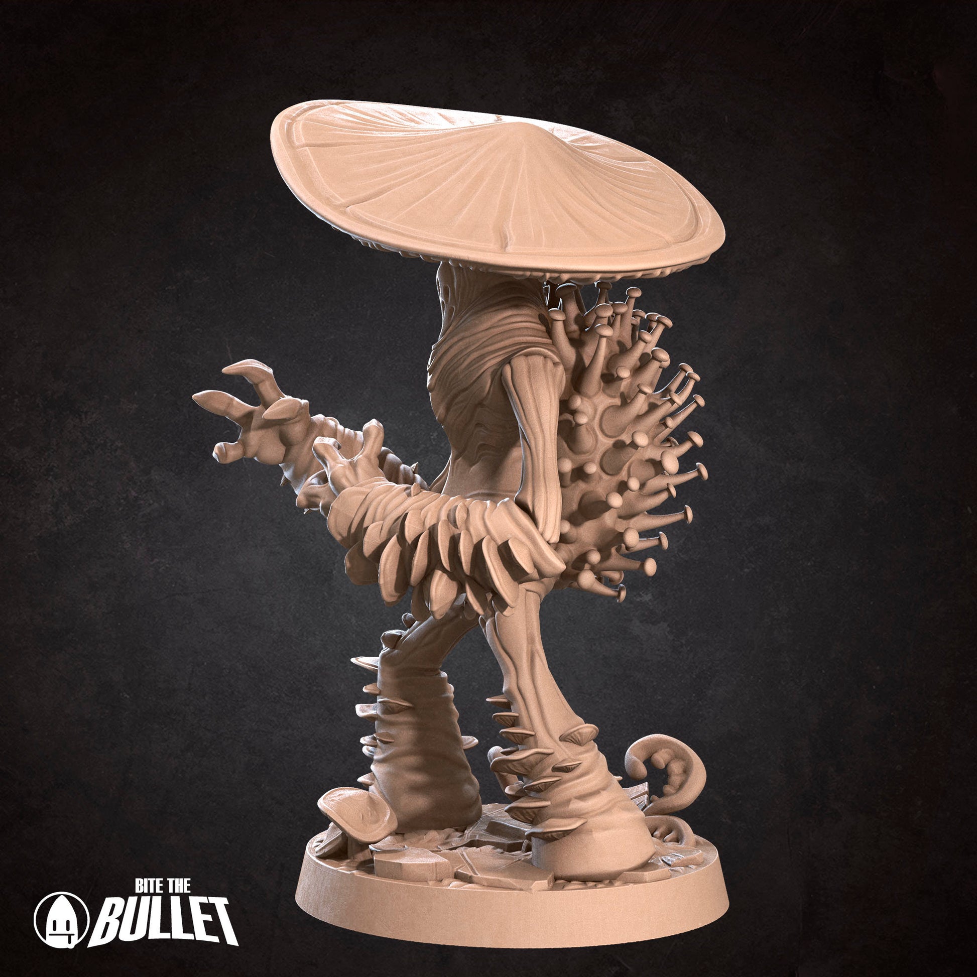 Big Myconid Miniature | Tabletop RPG Miniature | Bite the Bullet | Roleplaying 3D Printed Fantasy Mini - 3DPrintDen