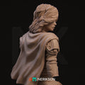 Female Traveler Bust, Alyara | Tabletop RPG Miniature | Nerikson | Roleplaying 3D Printed Fantasy Mini - 3DPrintDen