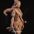 Female Pirate Miniature, Mariana | Tabletop RPG Miniature | Nerikson | Roleplaying 3D Printed Fantasy Mini - 3DPrintDen