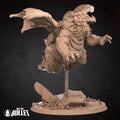 Chonky Dragon Miniature | Tabletop RPG Miniature | Bite the Bullet | Roleplaying 3D Printed Fantasy Mini - 3DPrintDen