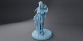 Female Elf Merchant Miniature, Silfie | Twin Goddess Miniatures | Tabletop RPG Miniature | Roleplaying 3D Printed Fantasy Mini - 3DPrintDen