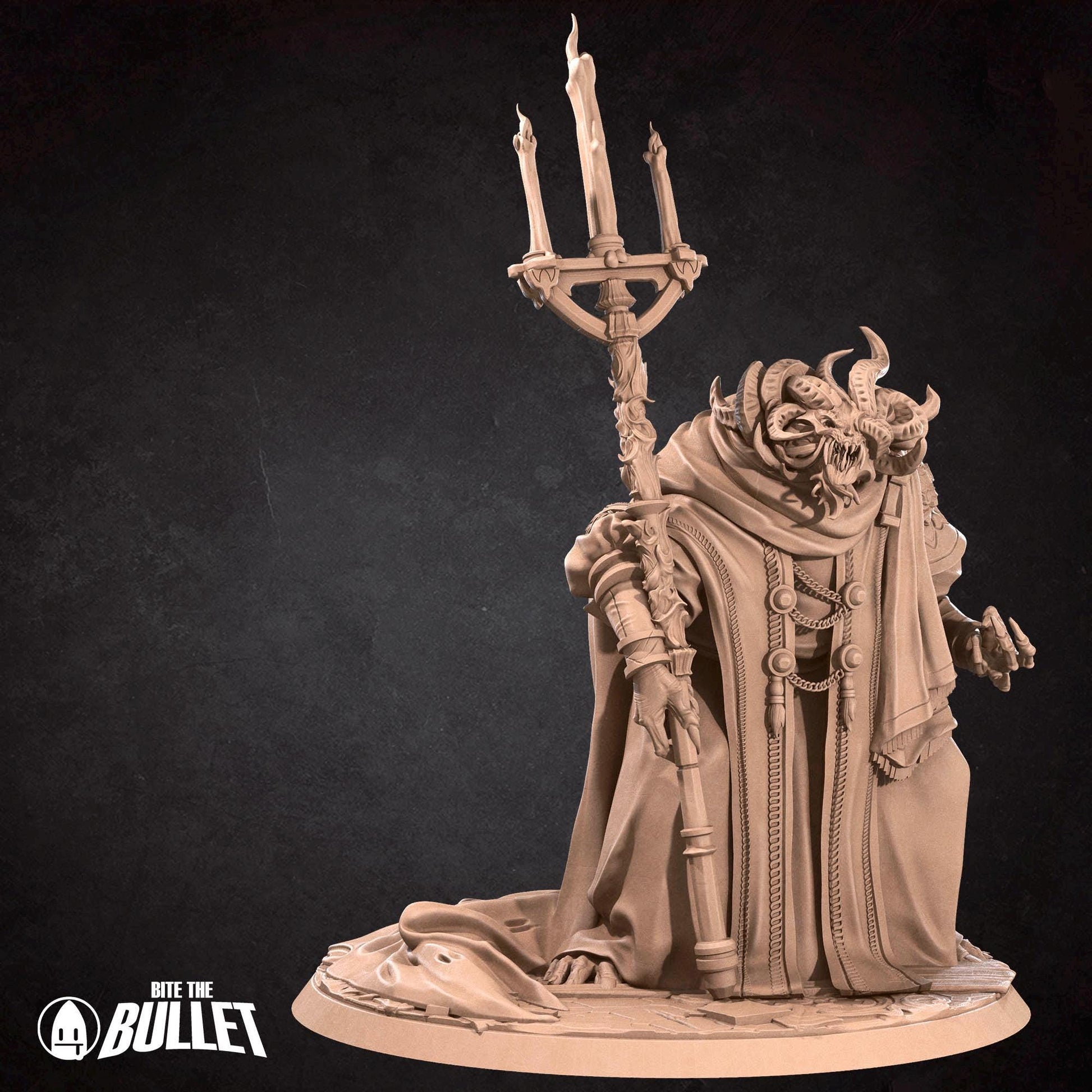 Lord of Blood Miniature, Moe | Tabletop RPG Miniature | Bite the Bullet | Roleplaying 3D Printed Fantasy Mini - 3DPrintDen