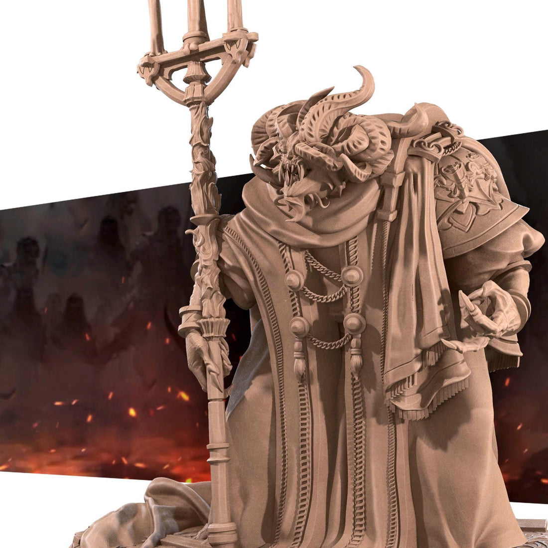 Lord of Blood Miniature, Moe | Tabletop RPG Miniature | Bite the Bullet | Roleplaying 3D Printed Fantasy Mini - 3DPrintDen