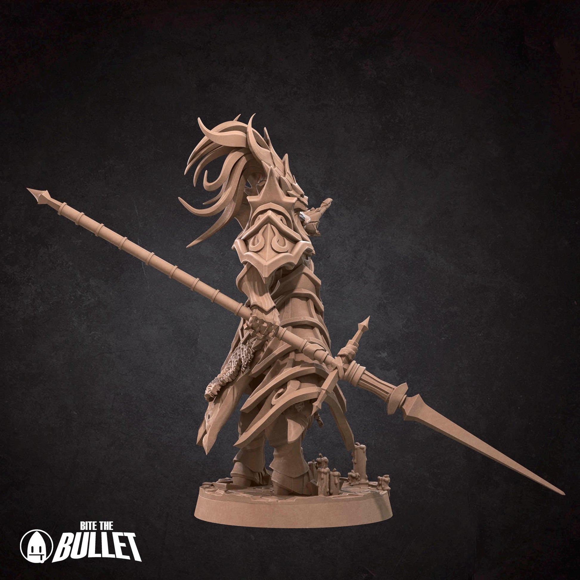 Dragon Slayer Miniature, Leo | Tabletop RPG Miniature | Bite the Bullet | Roleplaying 3D Printed Fantasy Mini - 3DPrintDen