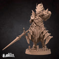 Dragon Slayer Miniature, Leo | Tabletop RPG Miniature | Bite the Bullet | Roleplaying 3D Printed Fantasy Mini - 3DPrintDen