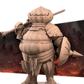 Onion Knight Miniature, Cry | Tabletop RPG Miniature | Bite the Bullet | Roleplaying 3D Printed Fantasy Mini - 3DPrintDen