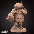 Onion Knight Miniature, Cry | Tabletop RPG Miniature | Bite the Bullet | Roleplaying 3D Printed Fantasy Mini - 3DPrintDen