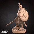 Knight of Sunlight Miniature, Sir Lawrence | Tabletop RPG Miniature | Bite the Bullet | Roleplaying 3D Printed Fantasy Mini - 3DPrintDen