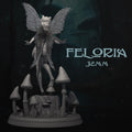 Fairy Miniature, Feloria | Tabletop RPG Miniature | Dungeons and Maidens | Roleplaying 3D Printed Fantasy Mini - 3DPrintDen