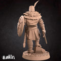 Knight of Sunlight Miniature, Sir Lawrence | Tabletop RPG Miniature | Bite the Bullet | Roleplaying 3D Printed Fantasy Mini - 3DPrintDen