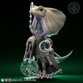 Frilled Lizard Librarian Miniature | Tabletop RPG Miniature | Pepunki Creatures | Roleplaying 3D Printed Fantasy Mini - 3DPrintDen