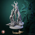 Infected Dryad Miniature | Tabletop RPG Miniature | White Werewolf Tavern | Roleplaying 3D Printed Fantasy Mini - 3DPrintDen