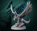 Crocosphinx Miniature | Tabletop RPG Miniature | White Werewolf Tavern | Roleplaying 3D Printed Fantasy Mini - 3DPrintDen