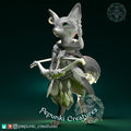 Female Fox Archer Miniature | Tabletop RPG Miniature | Pepunki Creatures | Roleplaying 3D Printed Fantasy Mini - 3DPrintDen