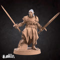 Drow Weapons Master Miniature | Tabletop RPG Miniature | Bite the Bullet | Roleplaying 3D Printed Fantasy Mini - 3DPrintDen