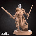 Drow Weapons Master Miniature | Tabletop RPG Miniature | Bite the Bullet | Roleplaying 3D Printed Fantasy Mini - 3DPrintDen