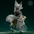 Female Fox Archer Miniature | Tabletop RPG Miniature | Pepunki Creatures | Roleplaying 3D Printed Fantasy Mini - 3DPrintDen