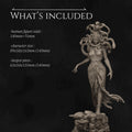 Gorgon Miniature, Medusa | Tabletop RPG Miniature | Nerikson | Roleplaying 3D Printed Fantasy Mini - 3DPrintDen