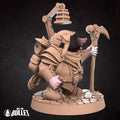 Molefolk Artificer Miniature | Tabletop RPG Miniature | Bite the Bullet | Roleplaying 3D Printed Fantasy Mini - 3DPrintDen