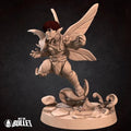 Pixie Fighter Miniature | Tabletop RPG Miniature | Bite the Bullet | Roleplaying 3D Printed Fantasy Mini - 3DPrintDen