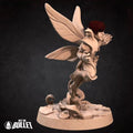 Pixie Fighter Miniature | Tabletop RPG Miniature | Bite the Bullet | Roleplaying 3D Printed Fantasy Mini - 3DPrintDen
