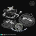 Toad Henchman Miniature | Tabletop RPG Miniature | Pepunki Creatures | Roleplaying 3D Printed Fantasy Mini - 3DPrintDen