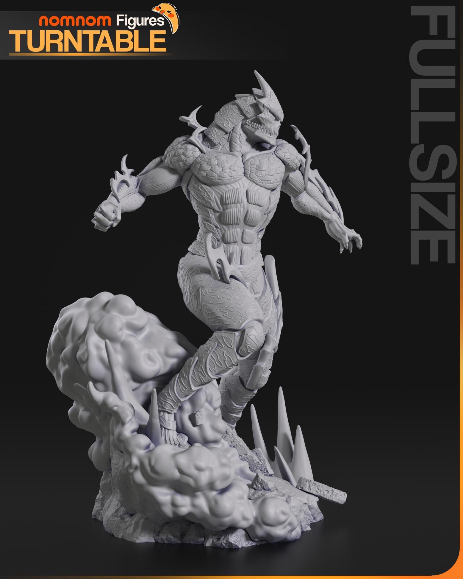 Kaiju No8 Figurine | Anime Figurine | Nomnom Miniatures | 3D Printed Display Miniature Fanart