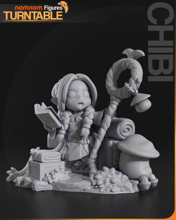 Chibi Marcille Figurine | Anime Figurine | Nomnom Miniatures | 3D Printed Display Miniature Fanart