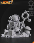 Chibi Marcille Figurine | Anime Figurine | Nomnom Miniatures | 3D Printed Display Miniature Fanart