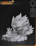 Chibi Kurama Figurine | Anime Figurine | Nomnom Miniatures | 3D Printed Display Miniature Fanart